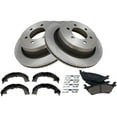 thumbnail image 1 of Rear Brake Pad Rotor and Parking Brake Kit - Compatible with 2012 - 2018 Ford F-150 2013 2014 2015 2016 2017, 1 of 2