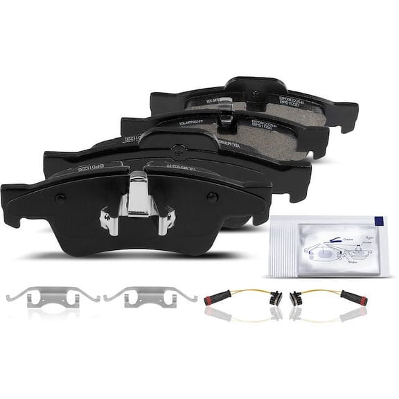 Rear Brake Pad Set 4 - Compatible with 2013 - 2018 Mercedes-Benz G63 AMG 5.5L V8 - Autopart Premium