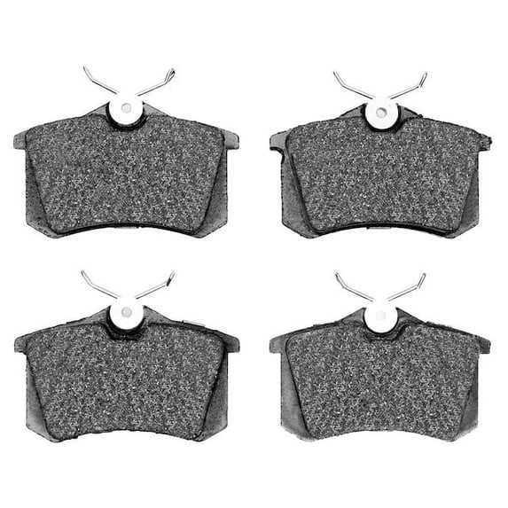 Rear Brake Pad Set - Compatible with 1985 - 2006, 2015 Volkswagen Golf 1986 1987 1988 1989 1990 1991 1992 1993 1994 1995 1996 1997 1998 1999 2000 2001 2002 2003 2004 2005