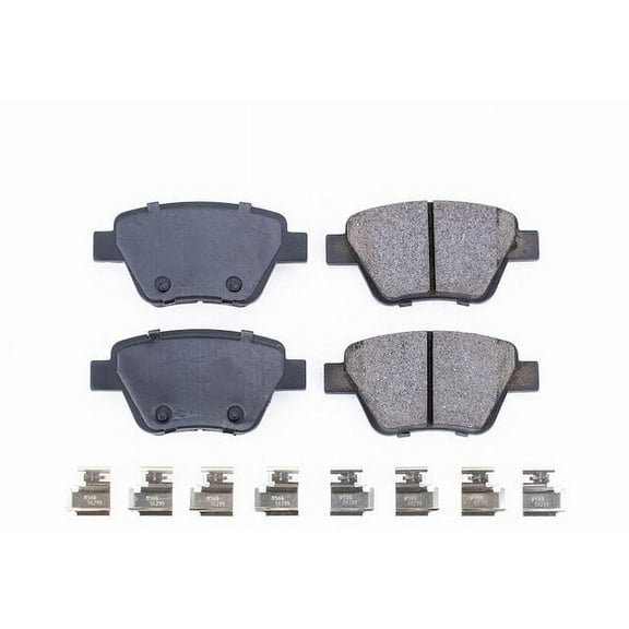 Rear Brake Pad Set - Compatible with 1994 - 1995, 1997 - 1998, 2000 - 2005, 2012 - 2018 Volkswagen Jetta Sedan 2001 2002 2003 2004 2013 2014 2015 2016 2017