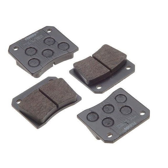 Rear Brake Pad Set - Compatible with 1976 - 1993 Jaguar XJS 1977 1978 1979 1980 1981 1982 1983 1984 1985 1986 1987 1988 1989 1990 1991 1992