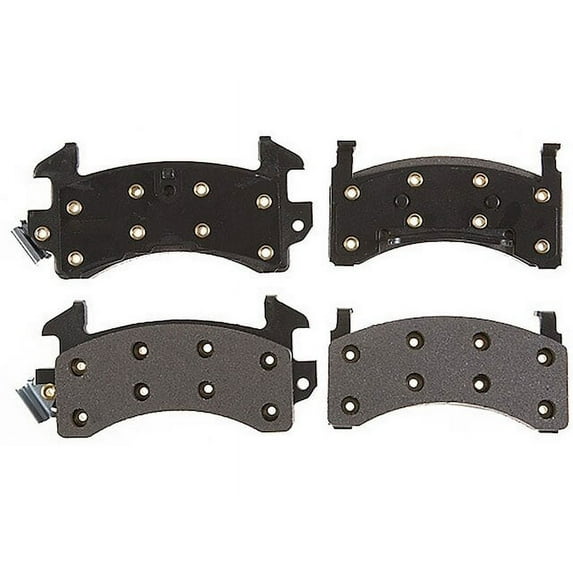 Rear Brake Pad Set - Compatible with 1982 - 1988 Chevy Camaro 1983 1984 1985 1986 1987