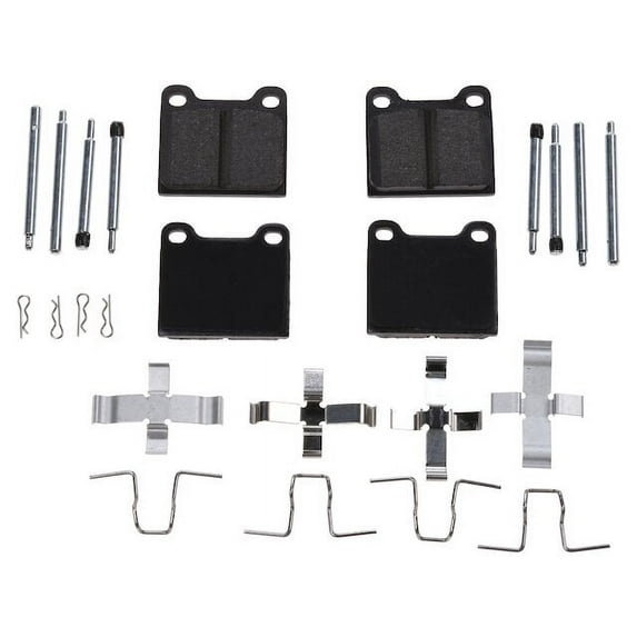 Rear Brake Pad Set - Compatible with 1983 Mercedes-Benz 380SEC