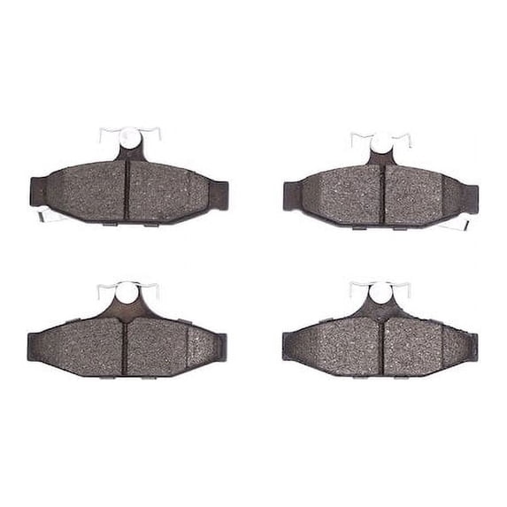 Rear Brake Pad Set - Compatible with 1984 - 1987 Chevy Corvette 1985 1986