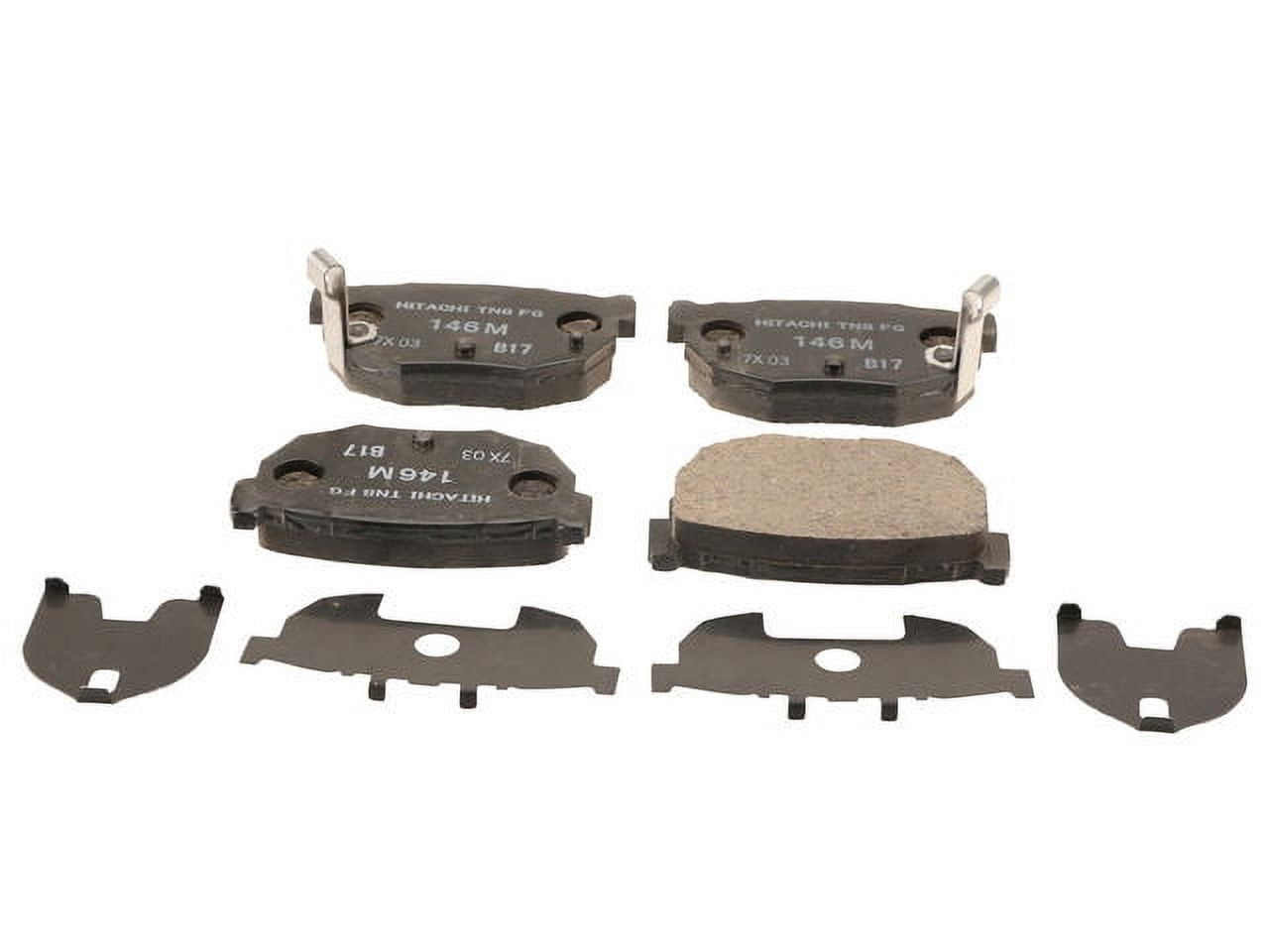Rear Brake Pad Set - Compatible with 1984 - 1989 Nissan 300ZX VG30 1985 ...