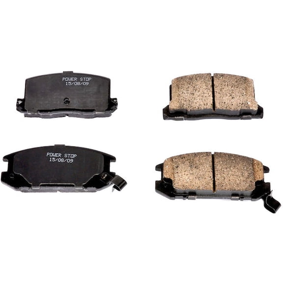 Rear Brake Pad Set - Compatible with 1985 - 1989 Toyota MR2 1986 1987 1988