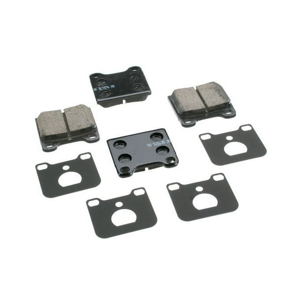Rear Brake Pad Set - Compatible with 1986 - 1987 Mercedes-Benz 300SDL