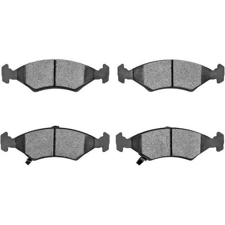 Rear Brake Pad Set - Compatible with 1986 - 1988 Ferrari Mondial 3.2 - Dynamic Friction