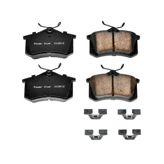 Rear Brake Pad Set - Compatible with 1986 - 1988 Volkswagen Quantum Syncro 1987