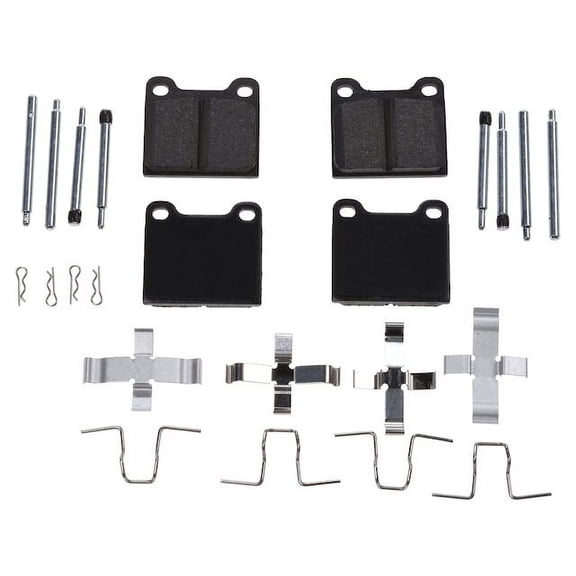 Rear Brake Pad Set - Compatible with 1986 - 1991 Mercedes-Benz 560SEL 1987 1988 1989 1990