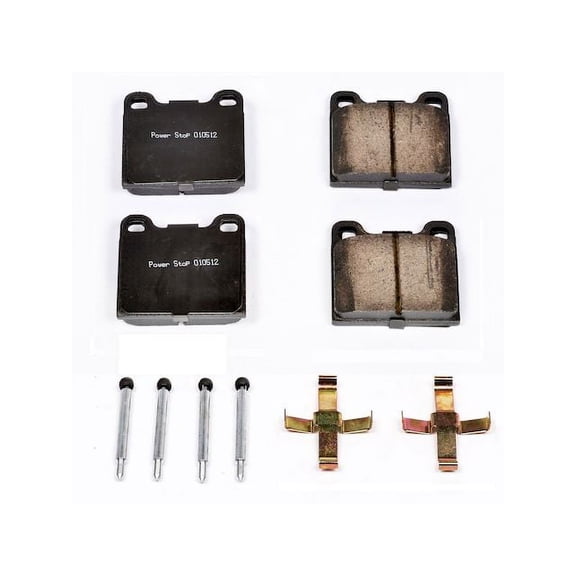 Rear Brake Pad Set - Compatible with 1986 - 1991 Mercedes-Benz 560SEL 1987 1988 1989 1990