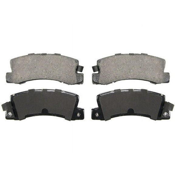 Rear Brake Pad Set - Compatible with 1986 - 1999 Toyota Celica GT 1987 1988 1989 1990 1991 1992 1993 1994 1995 1996 1997 1998
