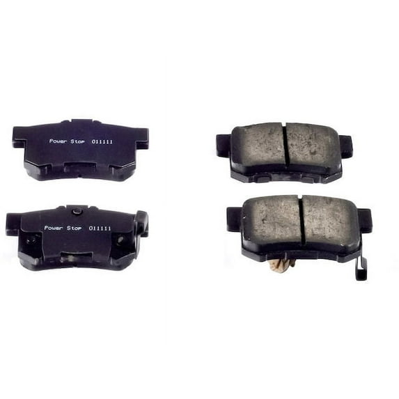 Rear Brake Pad Set - Compatible with 1987 - 1990 Acura Legend Coupe 1988 1989