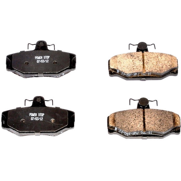 Rear Brake Pad Set - Compatible with 1988 - 1991 Volvo 780 1989 1990