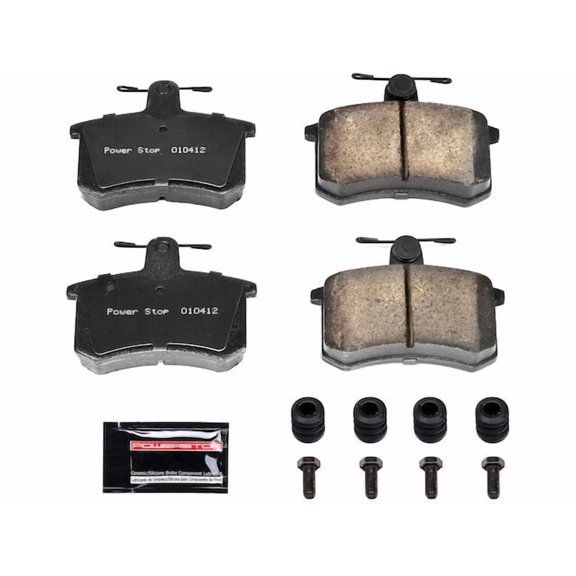 Rear Brake Pad Set - Compatible with 1989 - 1991 Audi 200 - Power Stop