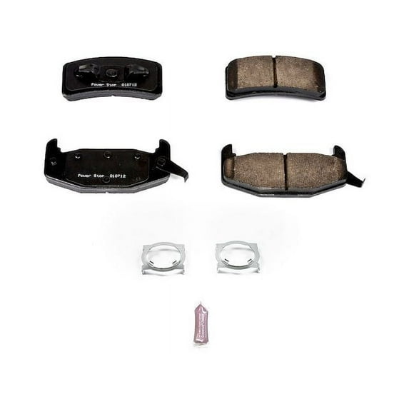 Rear Brake Pad Set - Compatible with 1989 - 1993 Oldsmobile Cutlass Cruiser FWD 1990 1991 1992