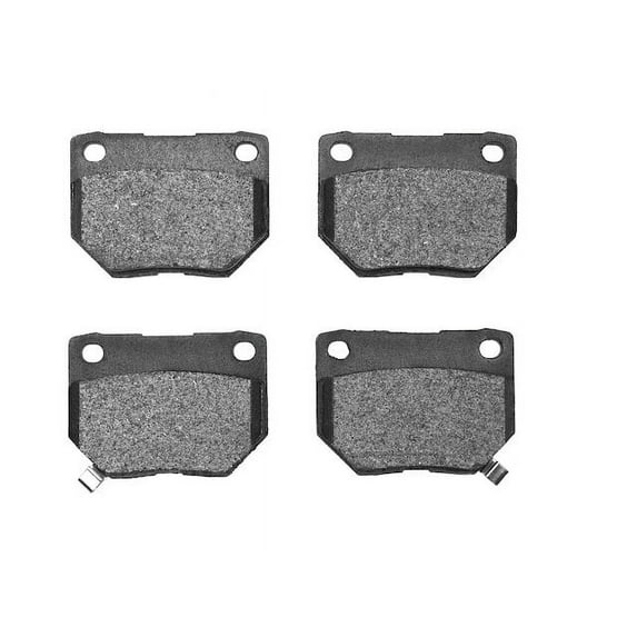 Rear Brake Pad Set - Compatible with 1989 - 1996 Nissan 300ZX Turbocharged - Dynamic Friction