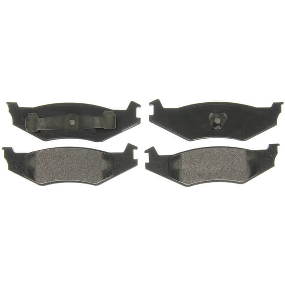 Rear Brake Pad Set - Compatible with 1990 - 1991 Dodge Dynasty