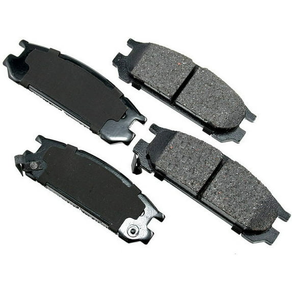 Rear Brake Pad Set - Compatible with 1990 - 1999 Subaru Legacy 1991 1992 1993 1994 1995 1996 1997 1998