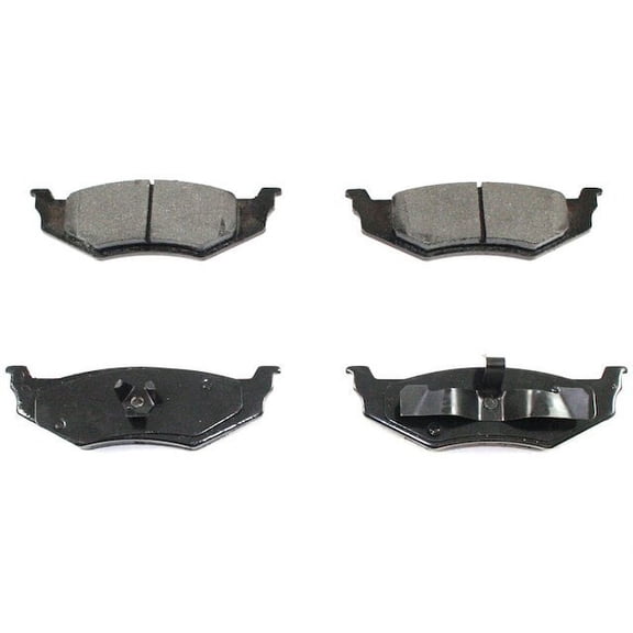 Rear Brake Pad Set - Compatible with 1991 - 1993 Dodge Dynasty 1992