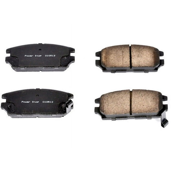 Rear Brake Pad Set - Compatible with 1991 - 1993 Dodge Stealth AWD 1992