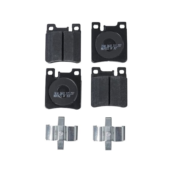 Rear Brake Pad Set - Compatible with 1992 - 1993 Mercedes-Benz 500SEL Base