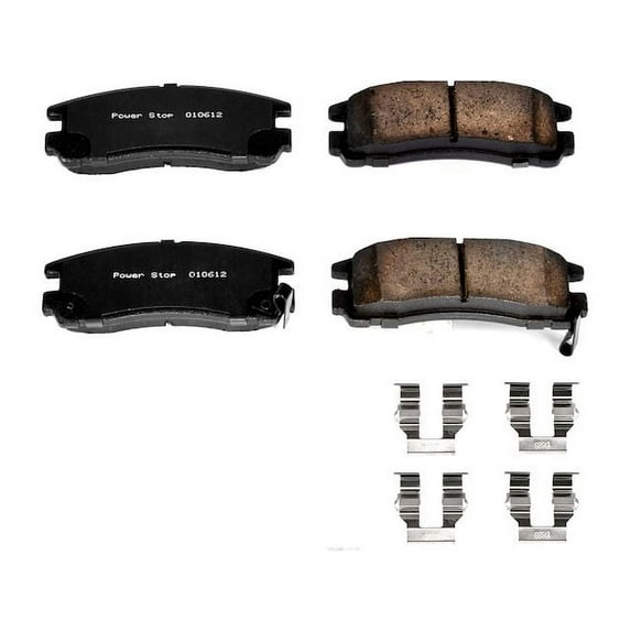Rear Brake Pad Set - Compatible with 1992 - 1995 Eagle Summit Wagon 1993 1994