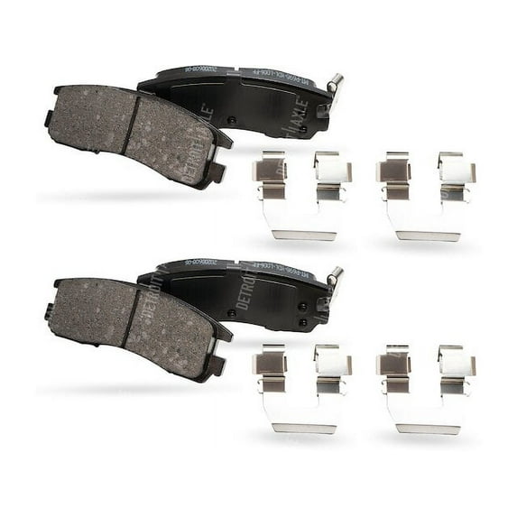 Rear Brake Pad Set - Compatible with 1993 Cadillac Allante