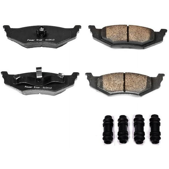Rear Brake Pad Set - Compatible with 1995 - 1996 Chrysler New Yorker