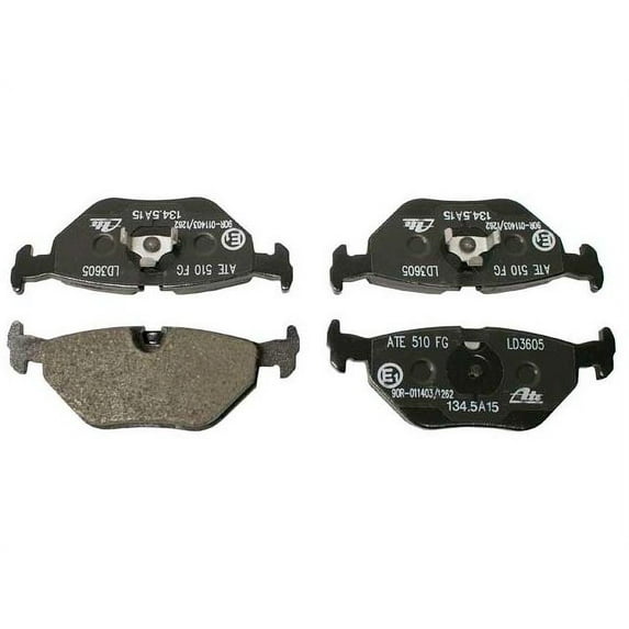Rear Brake Pad Set - Compatible with 1996 - 2002 BMW Z3 1997 1998 1999 2000 2001