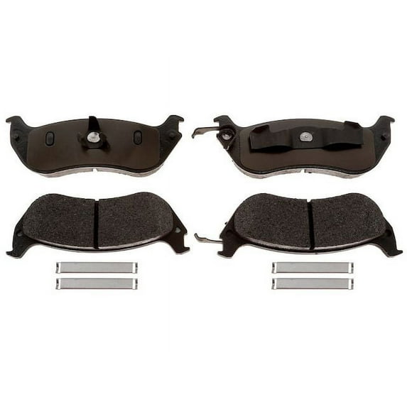 Rear Brake Pad Set - Compatible with 1996 - 2002 Ford Crown Victoria 1997 1998 1999 2000 2001
