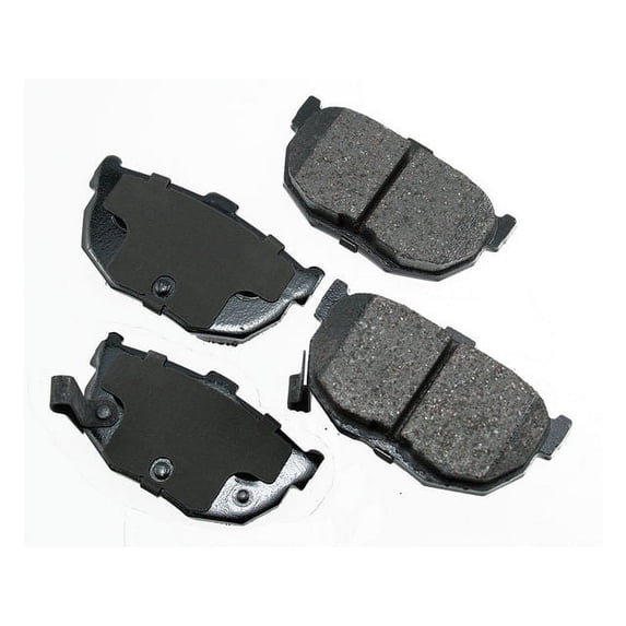 Rear Brake Pad Set - Compatible with 1997 - 2001, 2003 - 2008 Hyundai Tiburon 1998 1999 2000 2004 2005 2006 2007