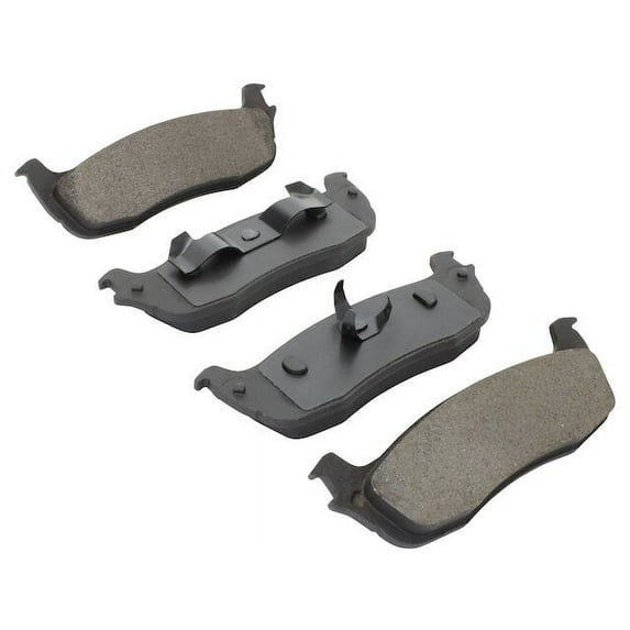 Rear Brake Pad Set - Compatible with 1997 - 2003 Ford F-150 1998 1999 2000 2001 2002