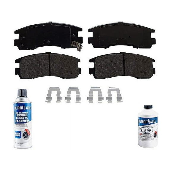 Rear Brake Pad Set - Compatible with 1997 - 2005 Buick Park Avenue 1998 1999 2000 2001 2002 2003 2004