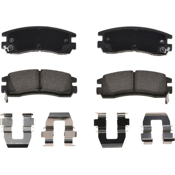 Rear Brake Pad Set - Compatible with 1997 - 2005 Buick Park Avenue 1998 1999 2000 2001 2002 2003 2004
