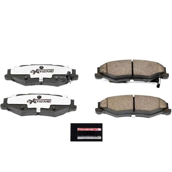 Rear Brake Pad Set - Compatible with 1997 - 2013 Chevrolet Corvette Base - Power Stop