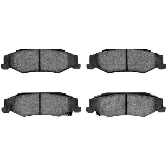 Rear Brake Pad Set - Compatible with 1997 - 2013 Chevrolet Corvette Base - Dynamic Friction