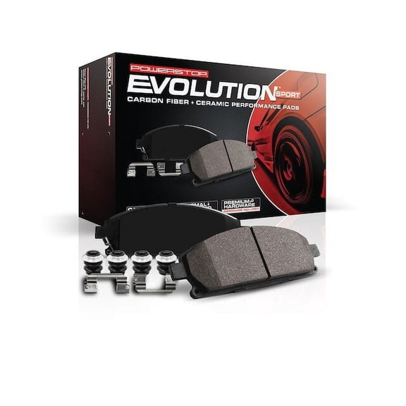Rear Brake Pad Set - Compatible with 1997 - 2013 Chevrolet Corvette Base - Power Stop