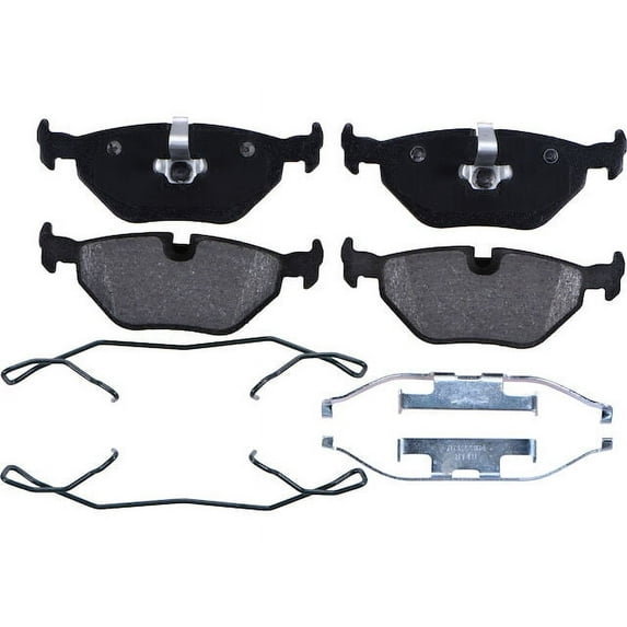Rear Brake Pad Set - Compatible with 1998 - 2000 BMW 323i 1999