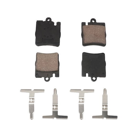Rear Brake Pad Set - Compatible with 1998 - 2002 Mercedes-Benz E430 Base 1999 2000 2001