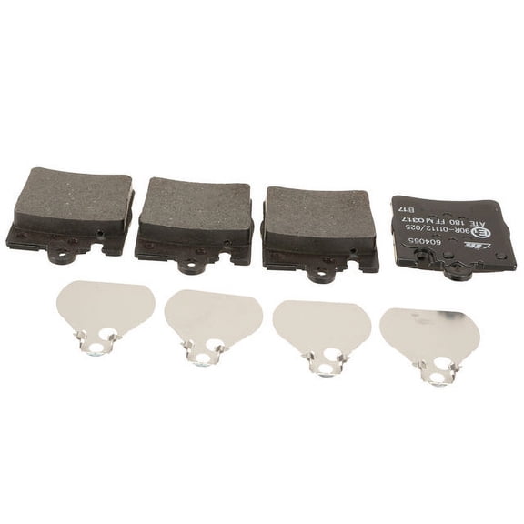 Rear Brake Pad Set - Compatible with 1998 - 2002 Mercedes-Benz E430 Base 1999 2000 2001