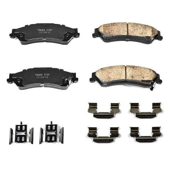 Rear Brake Pad Set - Compatible with 1998 - 2004 GMC Sonoma 1999 2000 2001 2002 2003