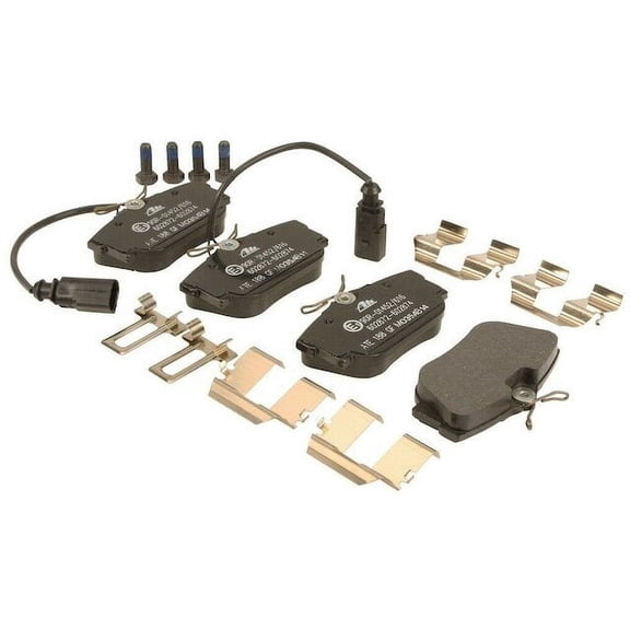 Rear Brake Pad Set - Compatible with 1999 - 2003 Volkswagen EuroVan 2000 2001 2002