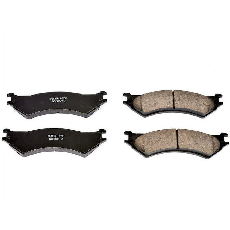 Rear Brake Pad Set - Compatible with 1999 - 2007 Ford E-350 Super Duty 2000  2001 2002 2003 2004 2005 2006