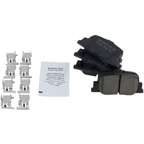 Rear Brake Pad Set - Compatible with 2000 - 2001 Toyota Camry