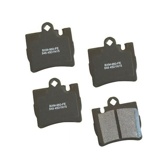 Rear Brake Pad Set - Compatible with 2000 - 2002 Mercedes-Benz S430 2001