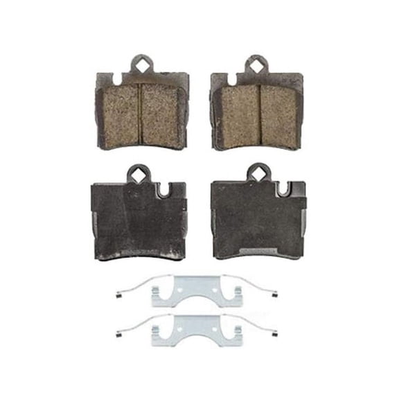 Rear Brake Pad Set - Compatible with 2000 - 2002 Mercedes-Benz S430 Base 2001
