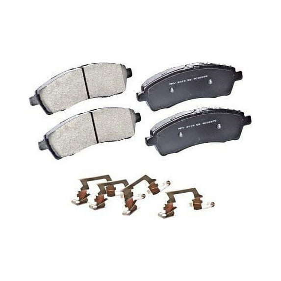 Rear Brake Pad Set - Compatible with 2000 - 2005 Ford Excursion 2001 2002 2003 2004