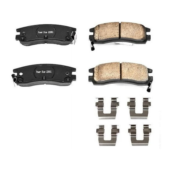 Rear Brake Pad Set - Compatible with 2000 - 2005 Pontiac Bonneville 2001 2002 2003 2004