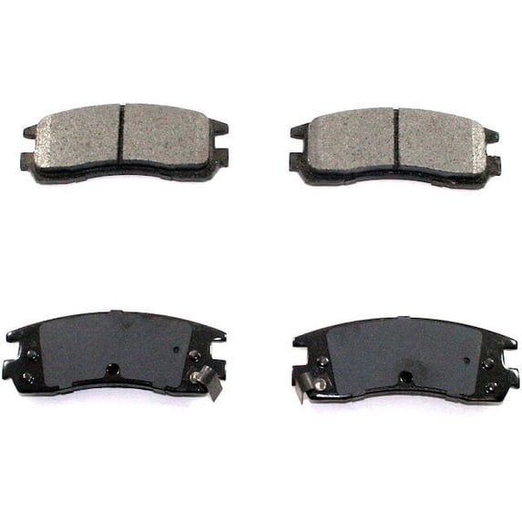 Rear Brake Pad Set - Compatible with 2000 - 2007 Chevy Monte Carlo 2001 2002 2003 2004 2005 2006